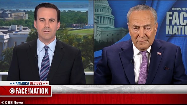 Senate Majority Leader Chuck Schumer remains mum on whether he secretly called on President Joe Biden to abandon his re-election bid