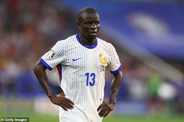 Al-Ittihad rejected West Ham's opening bid of £15m for midfielder N'Golo Kante last week