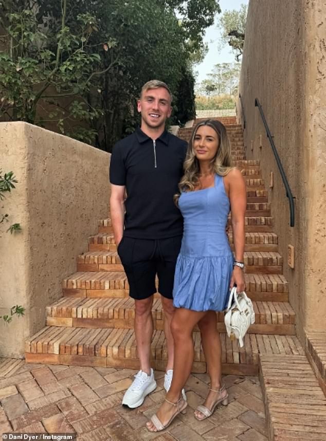 The couple jetted off for a romantic getaway after England's devastating defeat at Euro 2024, where Dani was seen crying in the crowd