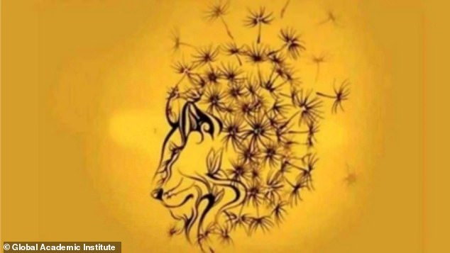 The puzzle contains images that can be interpreted in different ways, depending on your personal experiences, character traits and mental state. Did you first see a lion, a panther or a dandelion?