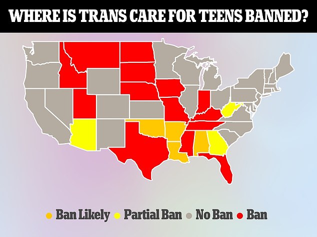 At least 20 states have taken steps to restrict or completely ban health care for transgender youth