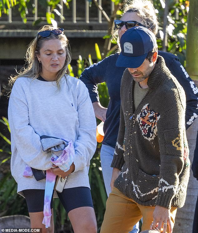 Stephanie McIntosh was spotted for the first time in years on Wednesday when she stepped out in Byron Bay