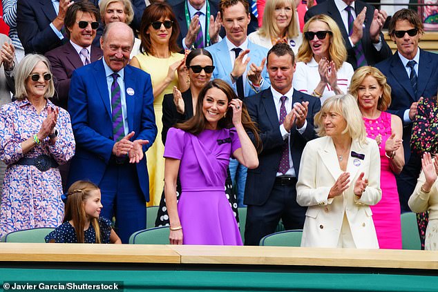 When the Princess of Wales took her place in the royal box on Wimbledon's Centre Court on Sunday, 15,000 people stood to celebrate her return.