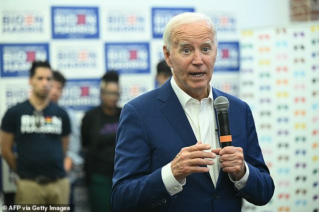 President Biden speaks at a campaign event in Philadelphia on Sunday. Some Democratic senators have expressed concerns, but have so far refrained from turning on the president and calling for him to step aside