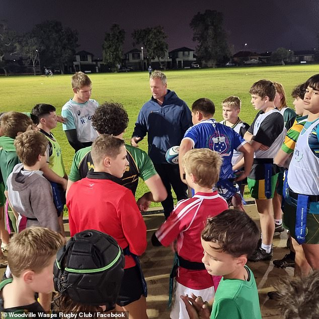 Former NRL star Mark Gasnier introduces new junior rugby sport Tri Tag at Woodville Wasps Rugby Club