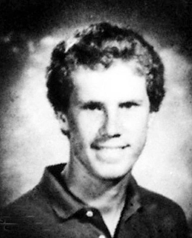 A young Ferrell in an undated yearbook photo