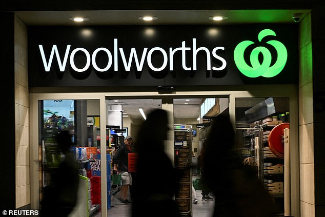 A Woolworths employee was allegedly robbed at knifepoint during a robbery at a Brisbane store (stock photo)
