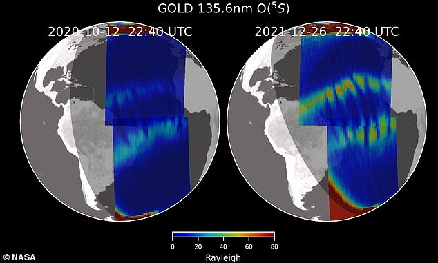 NASA's satellite has revealed unexpected C- and X-shaped formations in an electrified layer of gas high above our heads called the ionosphere