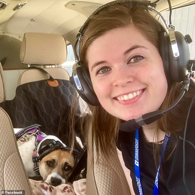 Melanie Georger, 26, died in a plane crash on Saturday morning