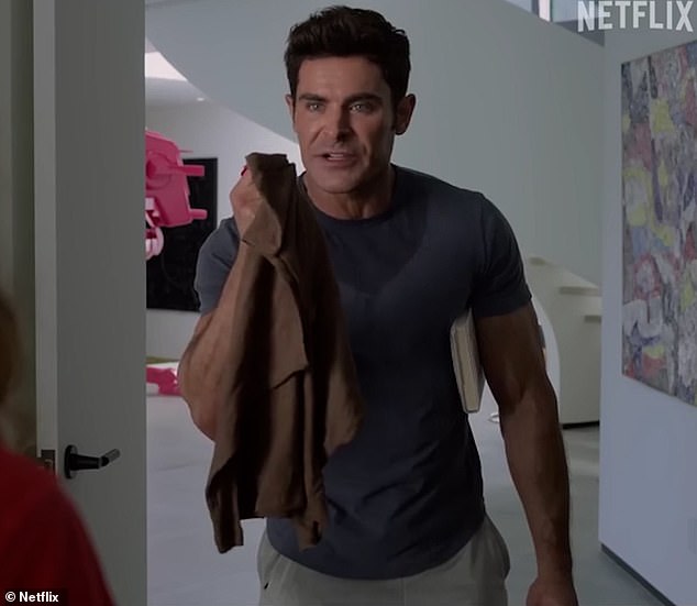 Zac Efron left his Australian fans rolling their eyes with his embarrassing opening line in his new Netflix romcom A Family Affair