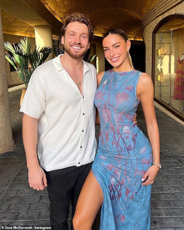 Zara McDermott and her boyfriend Sam Thompson (pictured) have unfollowed her Strictly Come Dancing partner Graziano Di Prima after he was fired from the BBC show