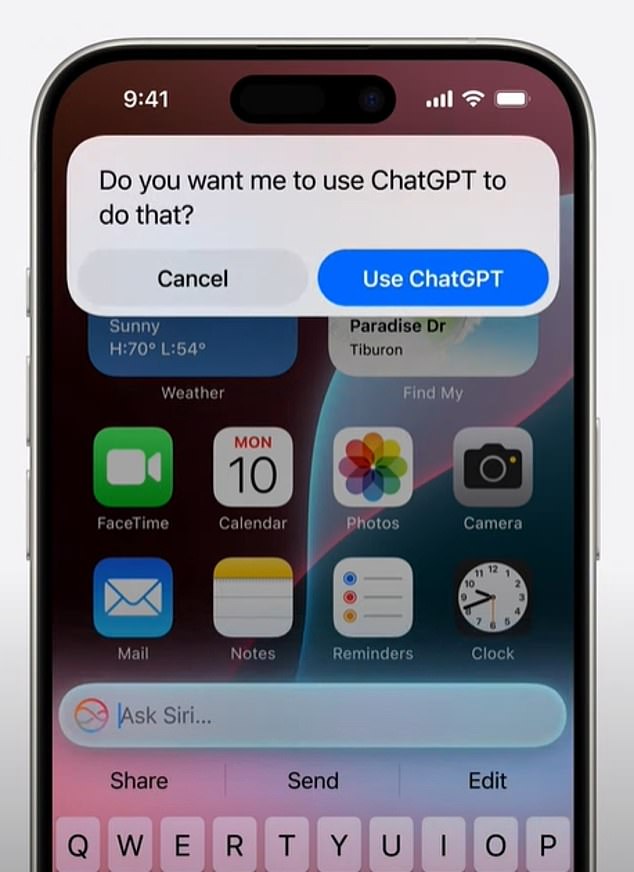 If Apple Intelligence integration has you wanting even more generative AI features, iOS 18 has you covered. This update also includes integration with Chat GPT, OpenAI's chatbot and virtual assistant