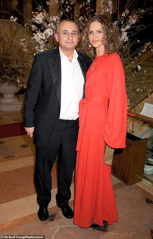 Businessman Johnny, who was married to Trinny from 1999 to 2009, committed suicide in 2014 (both pictured in 2008)