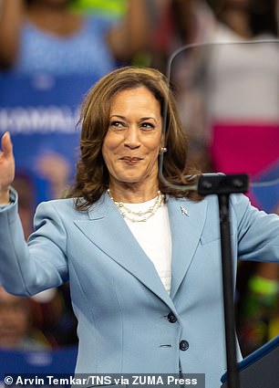 Kamala Harris campaigns in Atlanta, Georgia on Tuesday