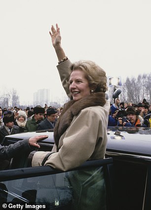 Iconic Conservative British Prime Minister Margaret Thatcher