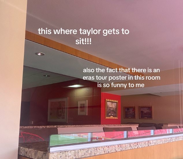 A fan made the first observation during a tour of the Chiefs stadium