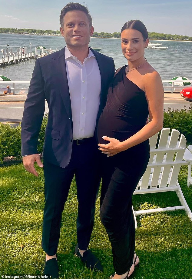 The 37-year-old Glee star and her husband Zandy Reich announced in March that they are expecting their second child, a girl