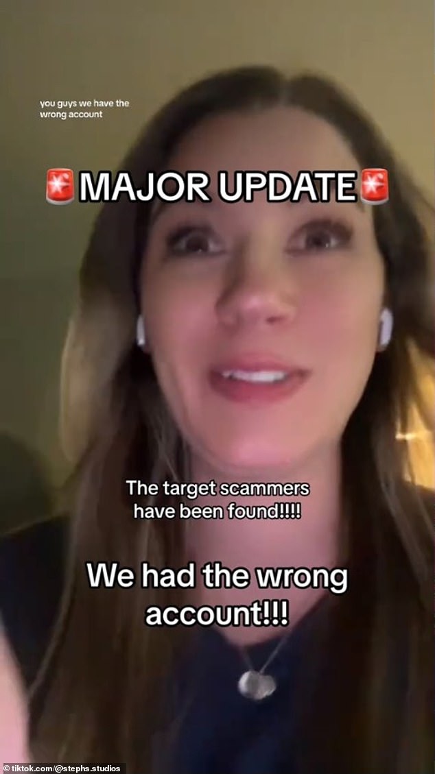 Steph later posted an update saying she had identified the video, which was posted on a creator's account