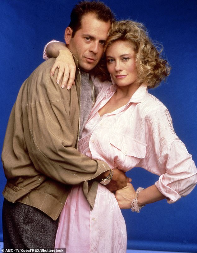 From 1985, she and a young Bruce Willis played detectives in the dramedy series Moonlighting, the project that made him famous