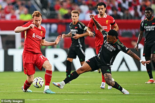 Sepp Van Den Berg impressed in his two games as a central defender during the American pre-season tour