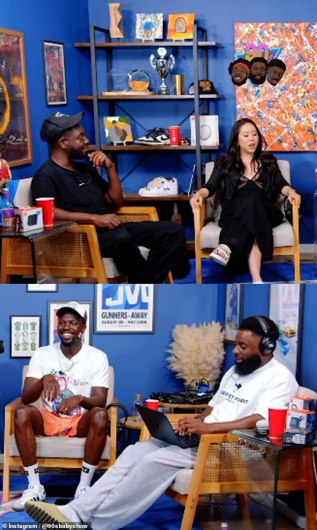 She appeared on the 90s Baby Show podcast with South London presenters Fred Santana (bottom left), Temi Alchemy (bottom right) and VP (top left) to highlight the importance of communicating your sexual desires