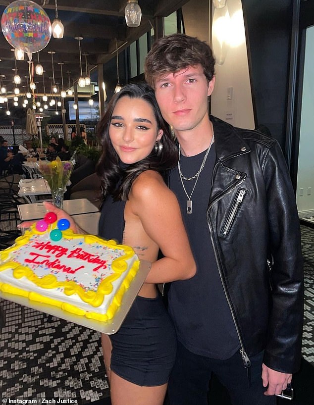 The pair talked about how it was around this time that they realized they worked well together on video and were encouraged to create more content together. Both pictured at Indiana's 19th birthday party