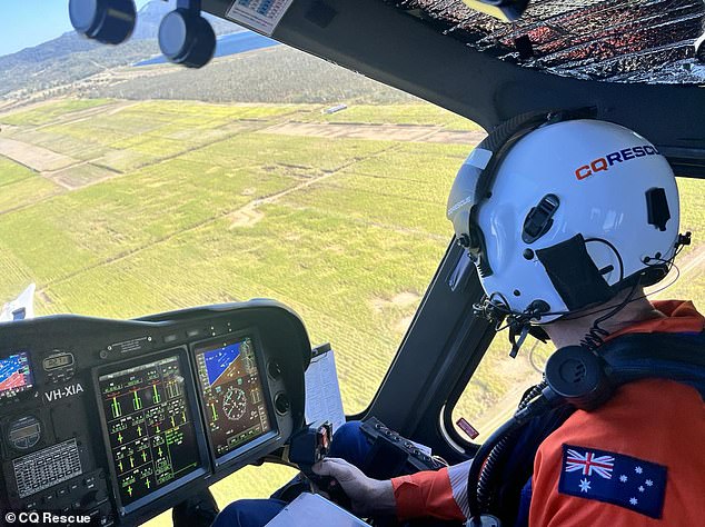 CQ Rescue airlifted one of the seriously injured patients to Townsville Hospital