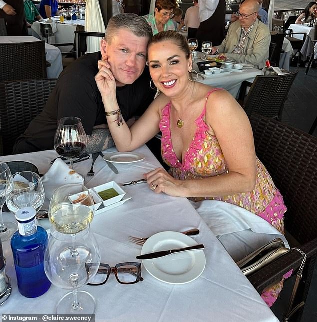 Claire and Ricky hit it off after both appearing on Dancing On Ice in January and last month they returned from a romantic trip to Tenerife together