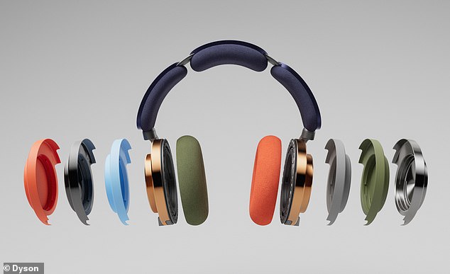 The headphones come in four colors: aluminum, copper, cinnabar, and black nickel, with additional options for custom outer covers and cushions in different colors and finishes.