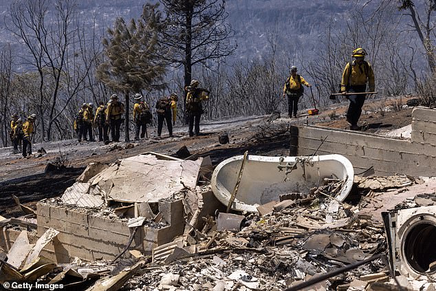 There are at least 277 destroyed buildings and 29 damaged buildings in Butte and Tehama County from the Park Fire