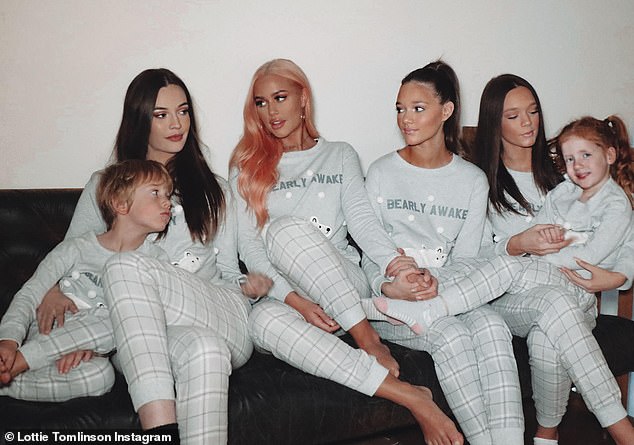 She explained that she took on the role of mother in her family after her mother's death, as she needed to be there for her younger siblings Félicité, Phoebe, Daisy, Ernest and Doris (pictured). She added that this responsibility 