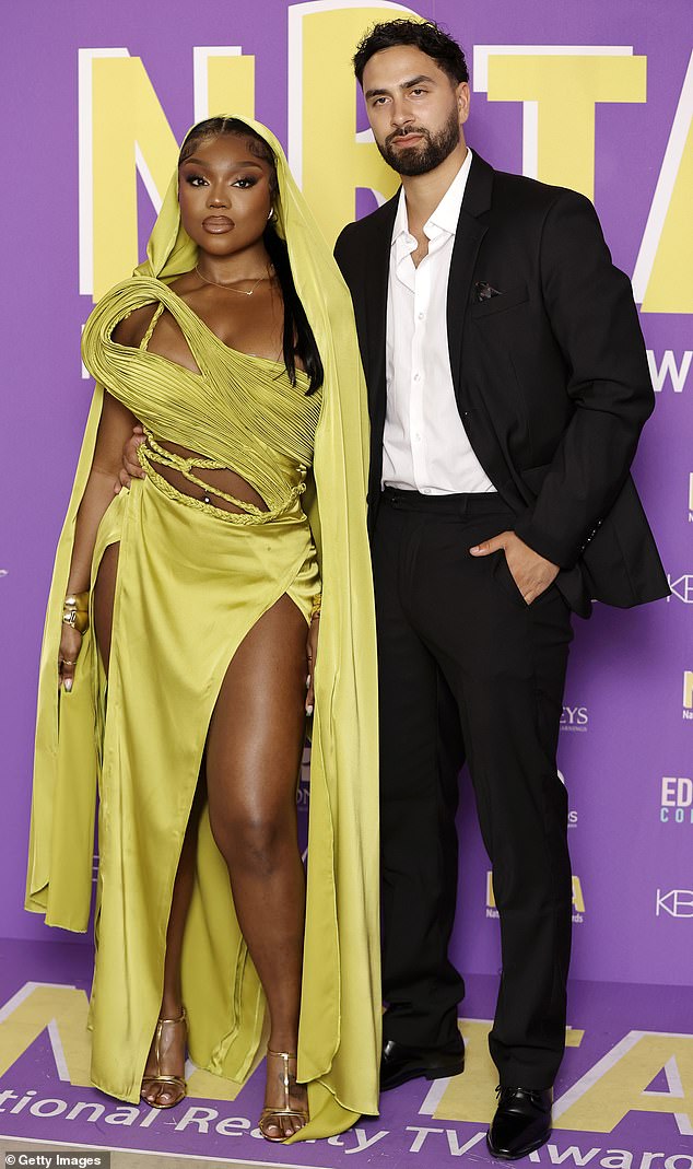 The Love Island couple attended the event together on Wednesday evening, where Lochan accepted the award for Best Male Personality