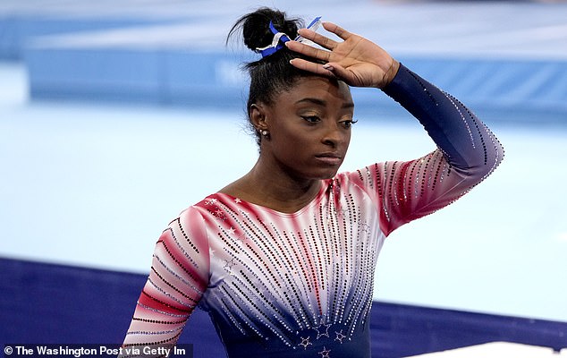 During the postponed Tokyo Games, Biles withdrew due to the 'twisties'