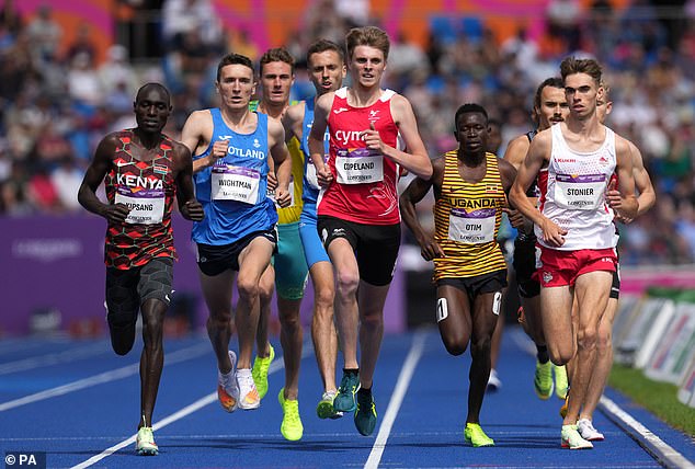 Wightman was scheduled to compete in the 800m but is absent due to a hamstring injury