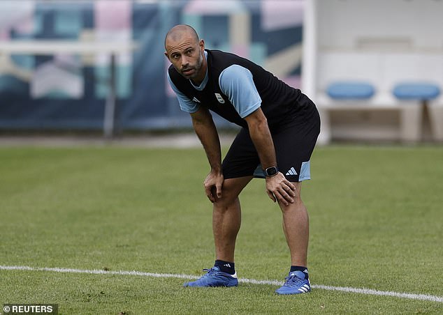 Argentina coach Javier Mascherano complained that his team's Olympic training base was robbed before their match against Morocco