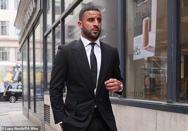 This comes after Lauryn was criticised by her Manchester City star ex (pictured) for her 'insatiable greed' after a judge ruled in his favour