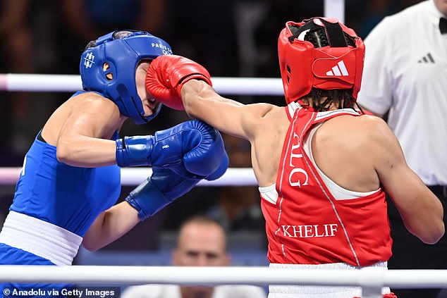 Khelif struck Carini twice with a devastating blow before the Italian gave up