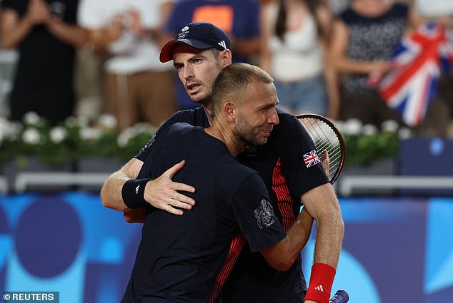 Murray and Dan Evans were defeated 6-2 6-4 by American duo Taylor Fritz and Tommy Paul