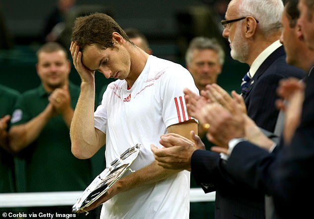 Murray's emotional interview with Sue Barker after losing the 2012 final was also moving