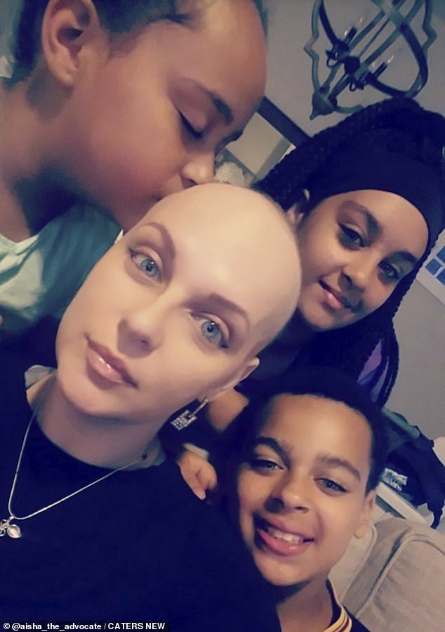 The single mother shared a small family with only her mother as her sole dependency as she struggled to provide for her children: Lia, 19, Tyler, 18, and Arianna, 17