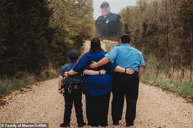 Sgt. Mason Griffith is survived by a wife and two young sons, above