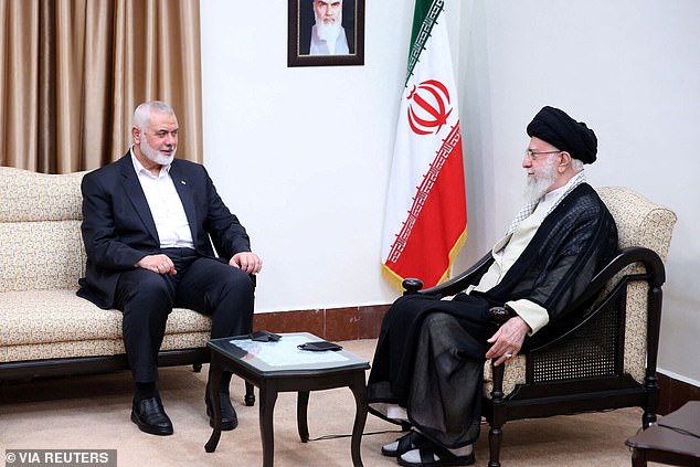 Hours of Death: Iranian Supreme Leader Ayatollah Ali Khamenei meets with Ismail Haniyeh (L) before Israel's deadly attack on the Hamas leader in Tehran, Iran, July 30, 2024