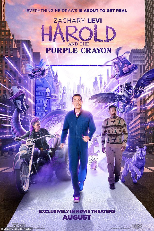 Harold and the purple crayon poster