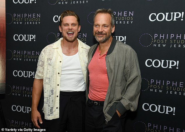 The superstar couple, who married in 2009, led a celeb parade to the event, including Billy Magnussen (pictured) and Julia Stiles