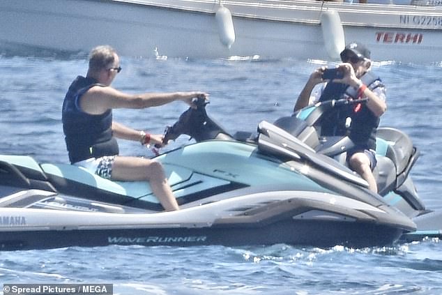 The director was even spotted filming The Boss while they were both out on a pair of waverunners off the south coast of France.