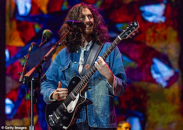 Irish heartthrob Hozier delivered an unforgettable set, playing his electric guitar at the top of his lungs