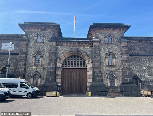 The meeting at HMP Wandsworth (pictured) on June 27 was filmed by another prisoner and went viral on social media