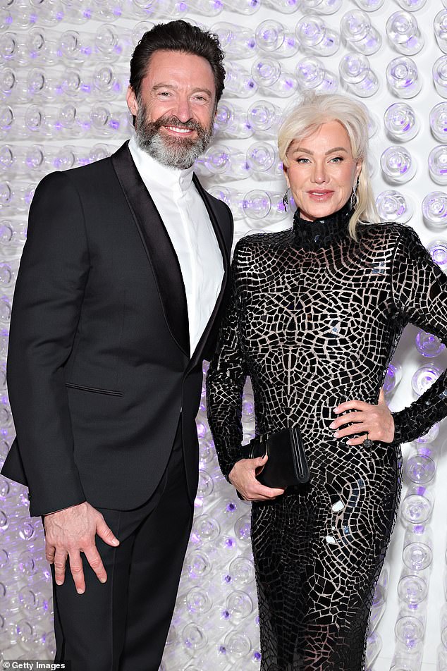 Furness revealed she is both excited and scared about her future following her shock split from husband Hugh Jackman in September. Pictured: Hugh Jackman and Deborra-Lee on the red carpet at the 2023 Met Gala