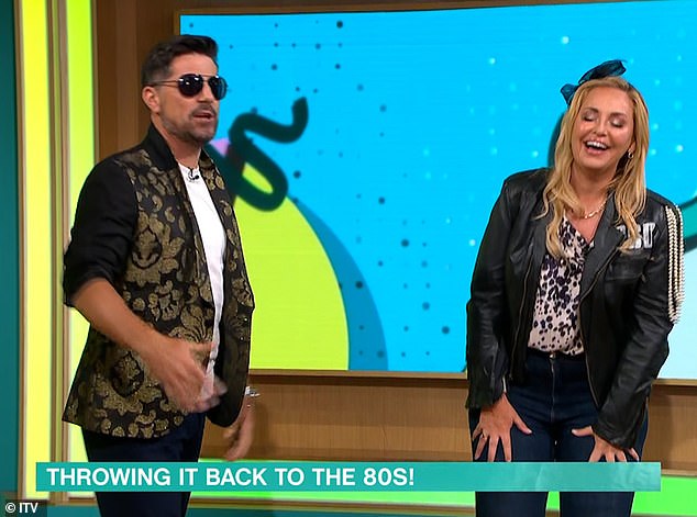 When viewers tuned into the ITV breakfast programme today, they were met with Josie, 39, and Craig, 53, dressed in 80s-themed outfits, dancing chaotically to tunes from the decade