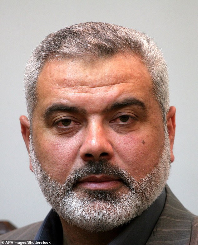 The bomb was detonated after Haniyeh (pictured) was found in his room